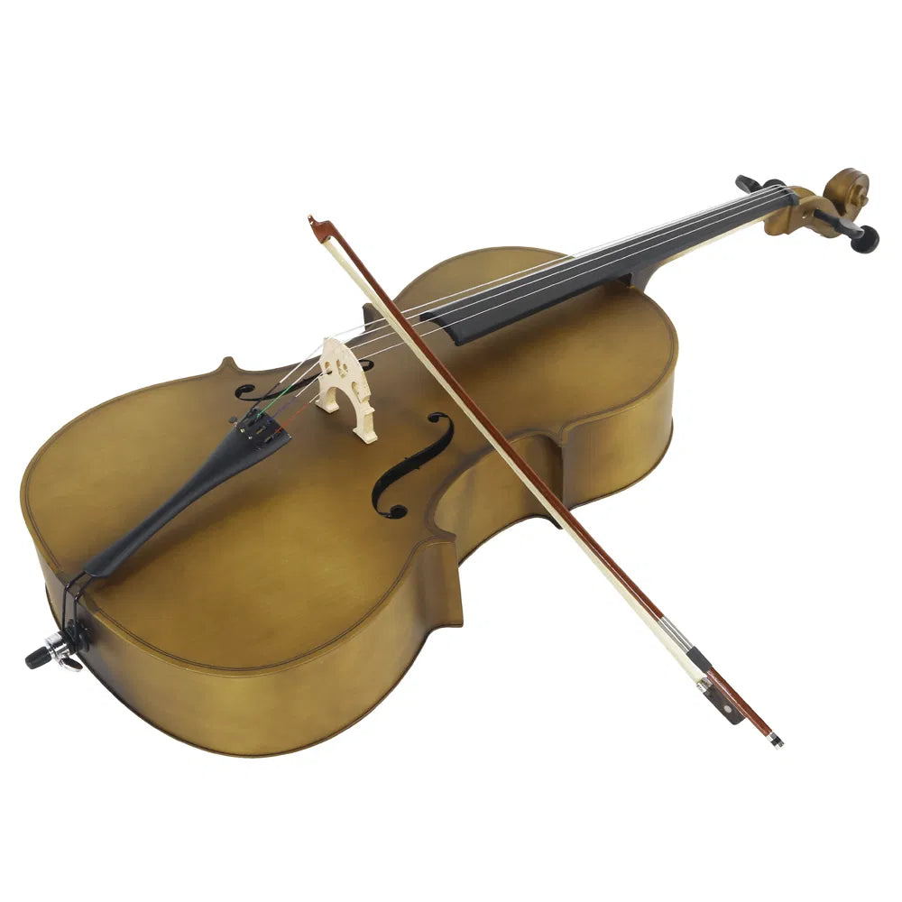4/4 Acoustic Cello Case Bow Rosin Wood Color (Old code:86308904) - view 9