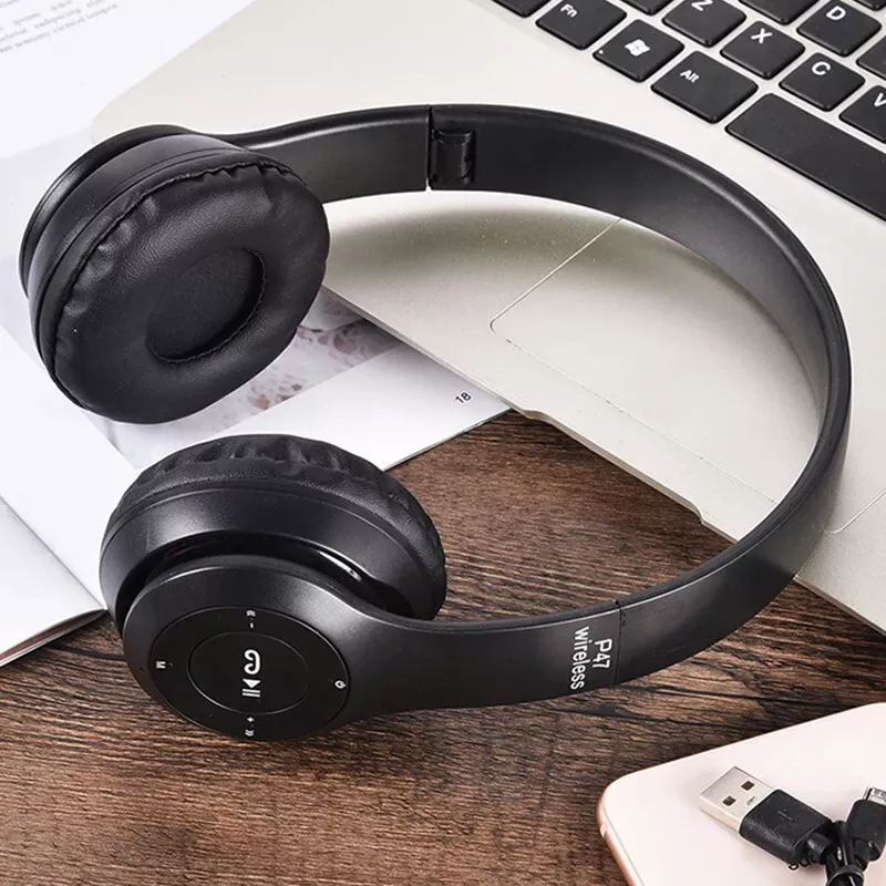 Audífonos Bluetooth over-ear con radio FM