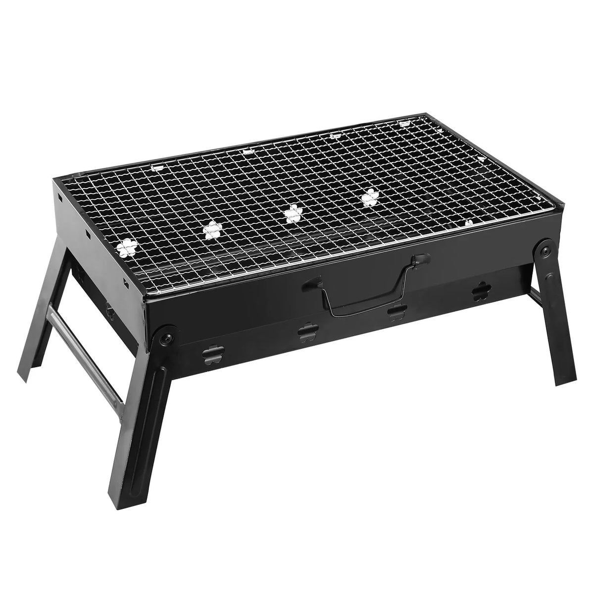 Portable BBQ Grill Foldable Charcoal Grill Lightweight Smoker Grill For Camping Picnics Garden Grilling - view 7
