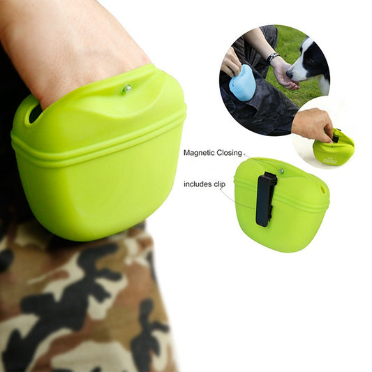 Pet Portable Dog Training Waist Bag Treat Snack Bait Dogs Obedience Agility Outdoor Feed Storage Pouch Food Reward