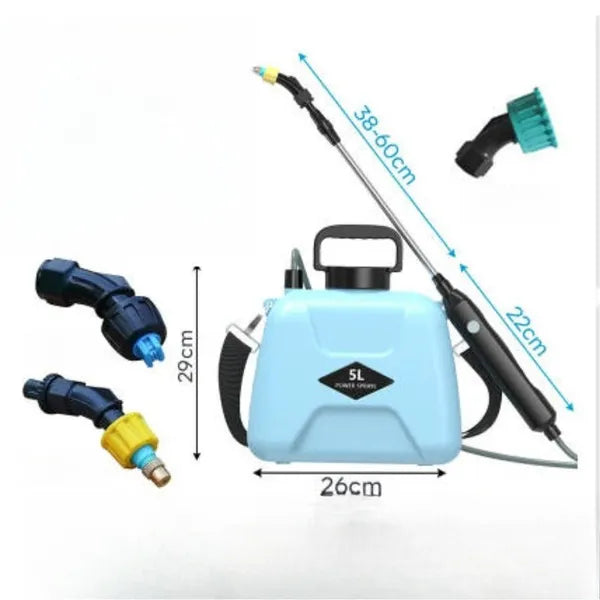 5L Battery Pressure Sprayer, Electric Garden Sprayer, Rechargeable Knapsack Sprayer - view 5