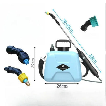 5L Battery Pressure Sprayer, Electric Garden Sprayer, Rechargeable Knapsack Sprayer - view 5