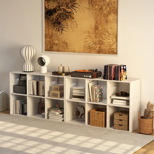 Cube Storage Organizer - Open Cube Bookshelf With Removable Back Panels, Display Storage Bookcase For Living Room - view 9