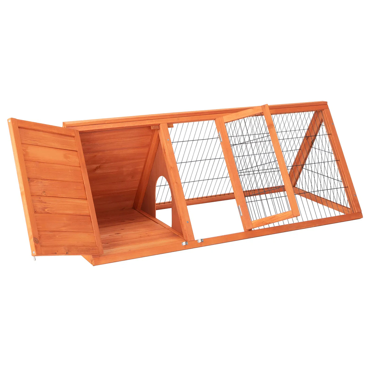 50" Wooden Rabbit Guinea Pig Hutch Wooden Rabbit Guinea Pig House - view 6