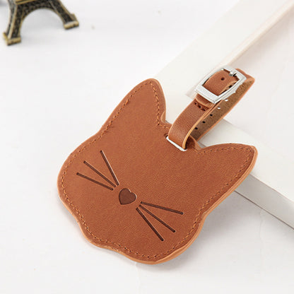 Creative Leather Luggage Tags Suitcase Hangtags - view 7