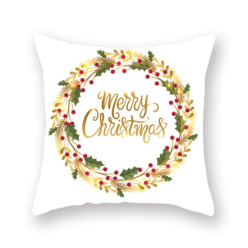 Home Golden Christmas Pillow Cover - view 8