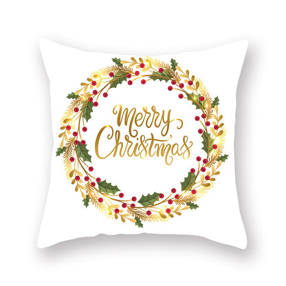 Home Golden Christmas Pillow Cover - view 8