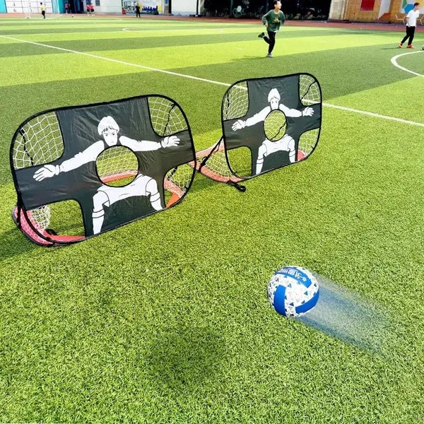 Pop-Up Foldable Football Goal – Nylon Mini Net For Adults & Youth, Outdoor Sports-Perfect Christmas Gift - view 3