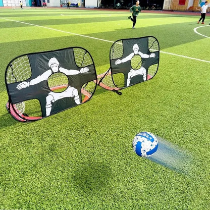 Pop-Up Foldable Football Goal – Nylon Mini Net For Adults & Youth, Outdoor Sports-Perfect Christmas Gift - view 3