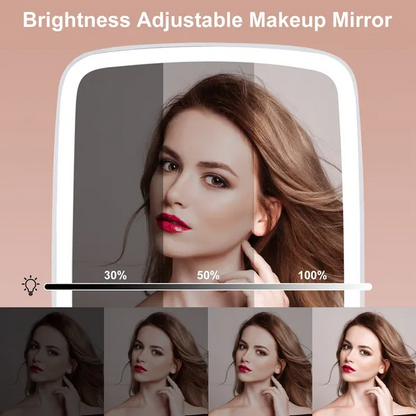 5.98x8.62in Lighted Makeup Mirror Vanity Desk Mirror Small LED - view 4