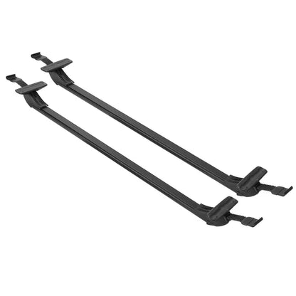 2PCS Universal 110cm/43-inch Car Roof Rack Cross Bar W / Anti-Theft Lock Adjustable Window Frame 2 Versions Random - view 4