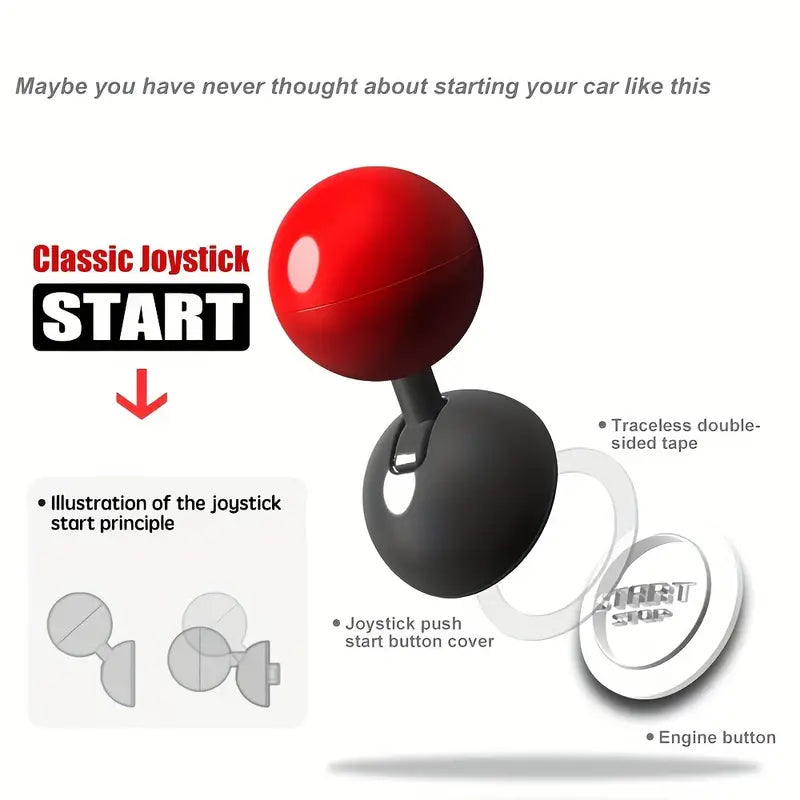 Push Start Button Cover, Joystick Car Engine Start Stop Button Cover Protector - view 4