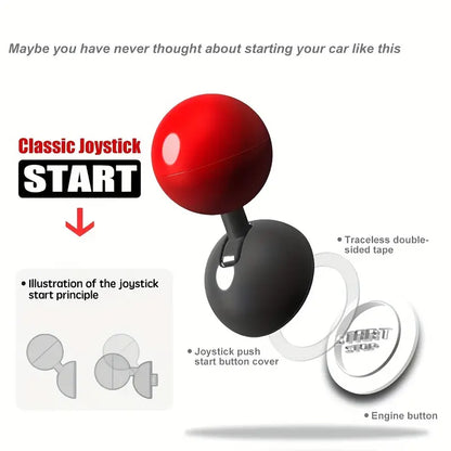 Push Start Button Cover, Joystick Car Engine Start Stop Button Cover Protector - view 4