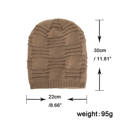 Fleece Three Stripes Knitted Beanie Hat - view 7