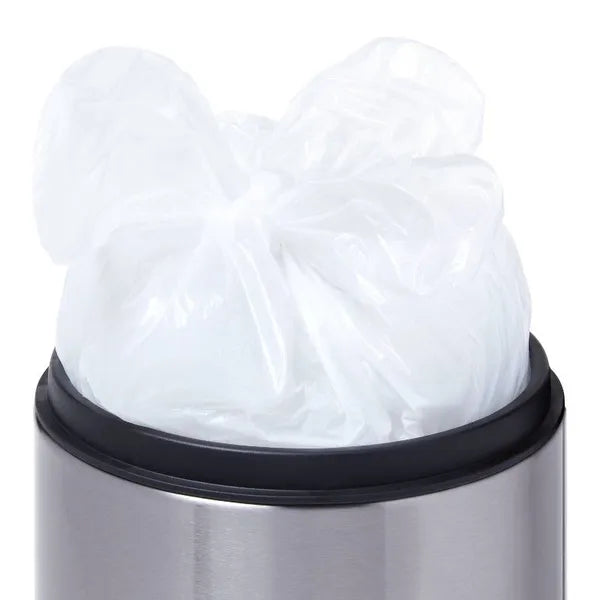 Small Flap Tie Trash Bags, 4 Gallon, 30 Count - BPA-Free, Polyethylene Material, Unscented, 0.5 Mil Thickness - view 3