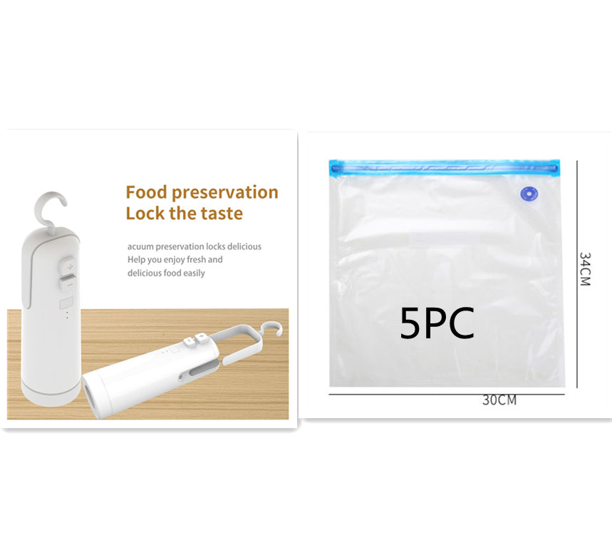 4 In 1 Portable Electric Vacuum Sealer For Vacuum Storage Bags Kitchen Gadgets - view 7