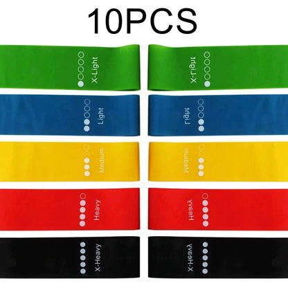 2 PackSet of 5 Resistance Exercise Loop Bands Fitness Yoga Resistance Band TPE Colorful - view 10
