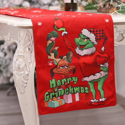 Christmas Table Runner Restaurant And Tea Table Table Decorations - view 2