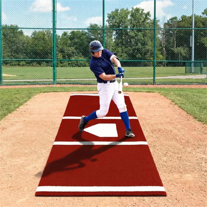 10ft X 3ft Softball Pitching Mat With Artificial Turf, Indoor & Outdoor Training Aid For Pitching Practice - view 5