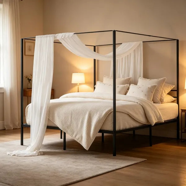 Canopy Bed Frame Only Bed Frame - view 4
