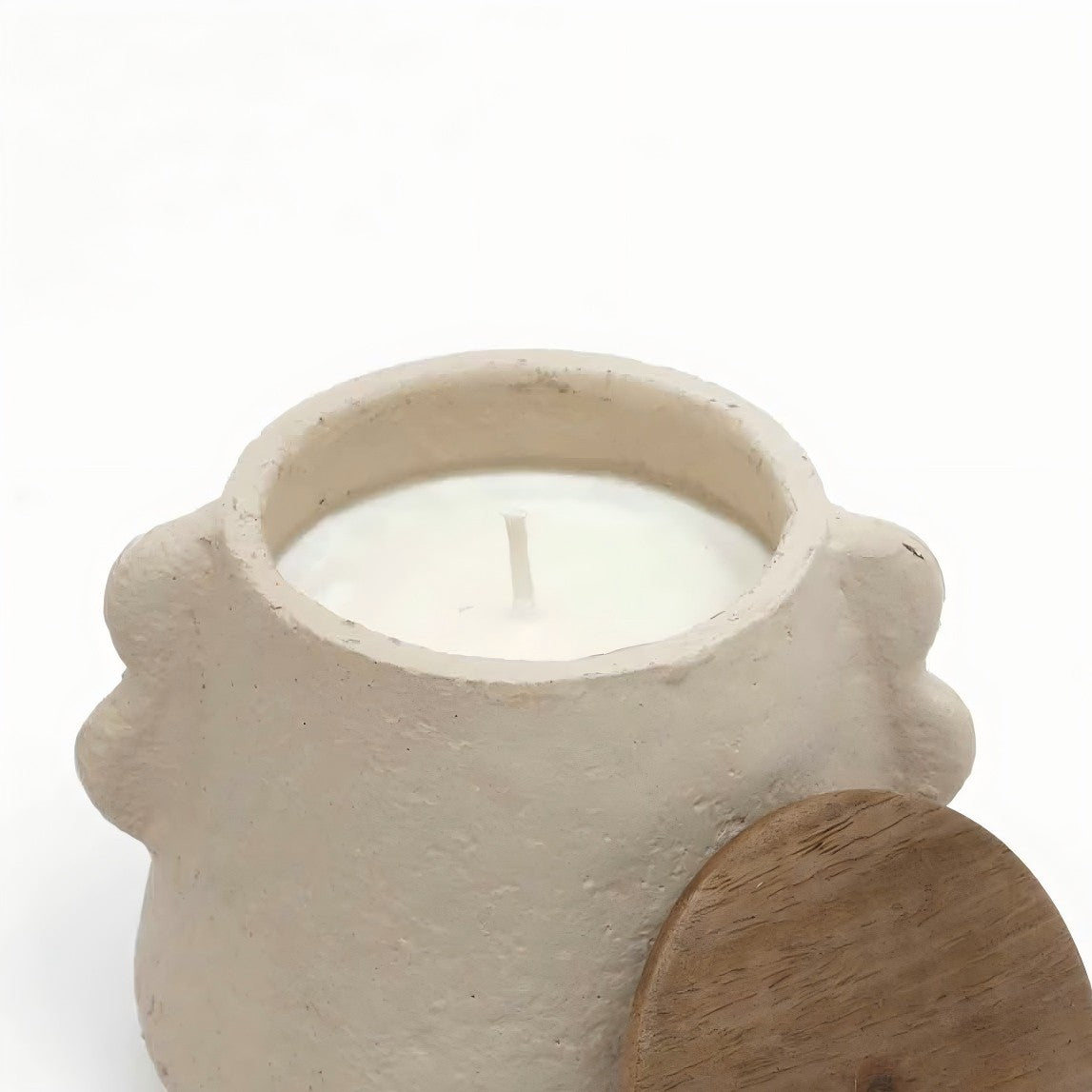 Jar Candle Ecomix Wax Fill With Wooden Lid Vanilla Lavender, 8oz - view 5