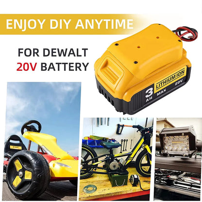 Power Connector DIY Battery Adapter Holder Dock For DeWalt 18V/20V Max Battery - view 3