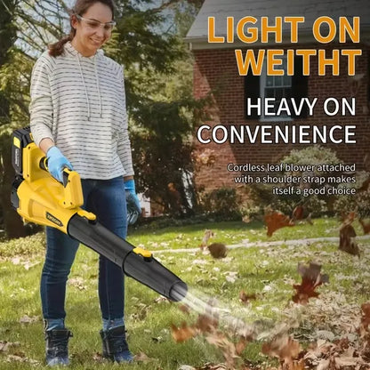 High-Power Cordless Leaf Blower With 4.0Ah Battery – 580CFM & 160MPH, 6-Speed Adjustable - view 4
