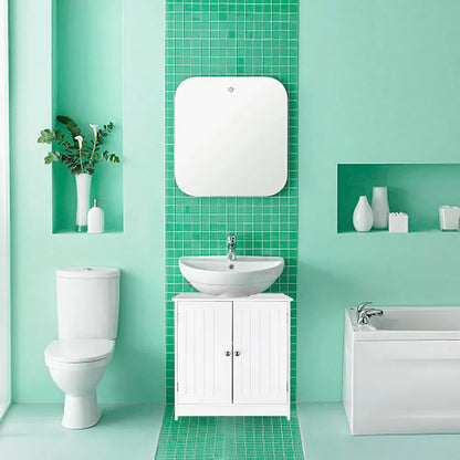 Storage Furniture Bathroom Sink Cabinet White - view 4
