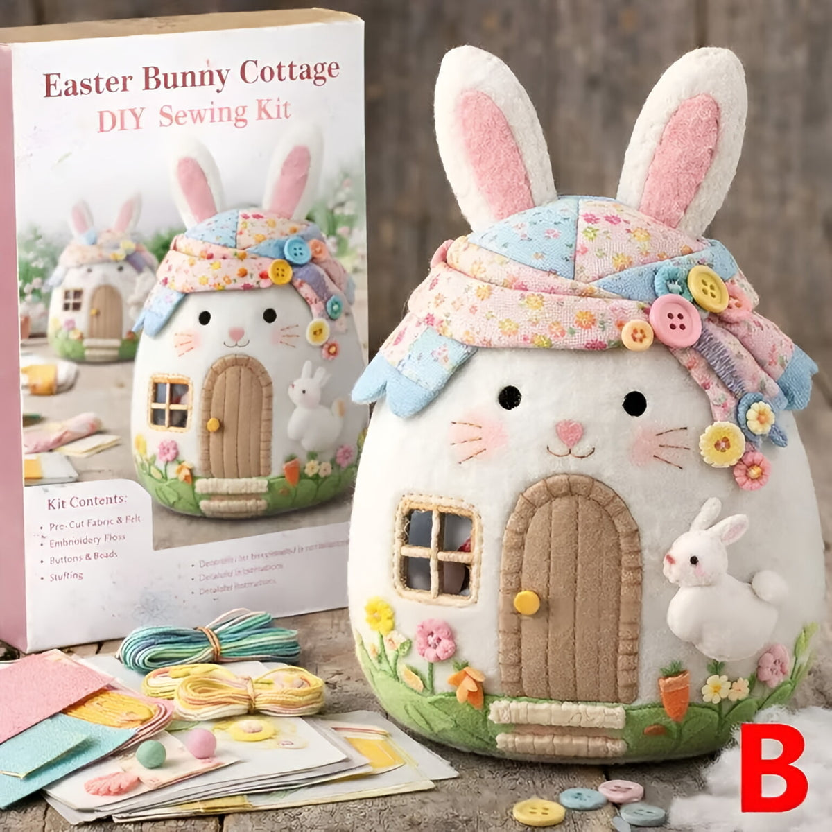 Easter Egg House DIY Sewing Kit - view 2