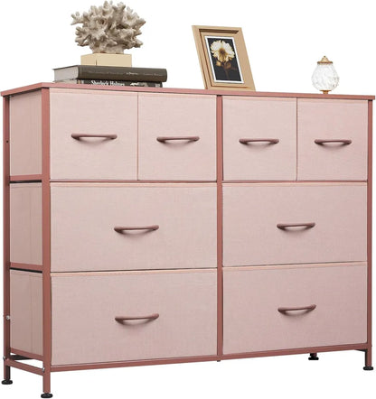 Dresser For Bedroom With 8 Drawers, Wide Fabric Dresser For Storage And Organization, Chest Of Drawers - view 2