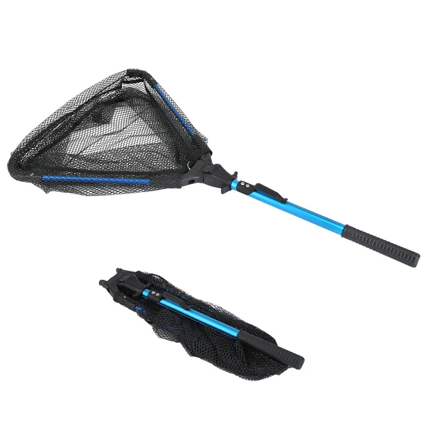 Foldable Fishing Net With Aluminum Alloy Rod EVA Handle Durable 5MM - view 4