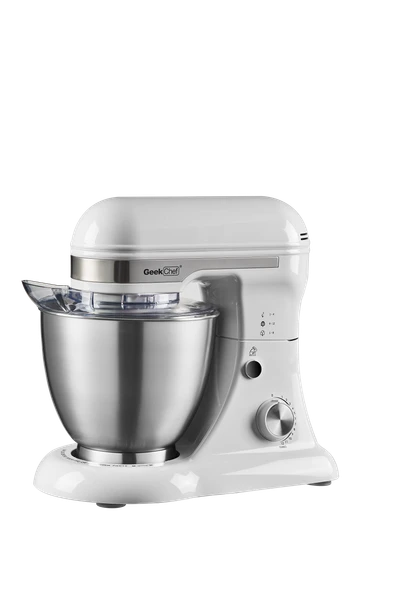 Geek Chef 4.8QT Electric Stand Mixer, 12 Speeds Tilt-head With Dough Hook, Whisk, Beater, Bowl, Rotary Knob - view 2