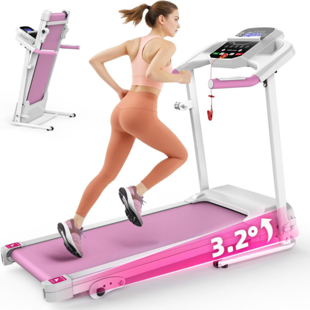 Compact Folding Treadmill For Home - 2.5HP Quiet Brushless Motor, 3-Level Incline - view 6