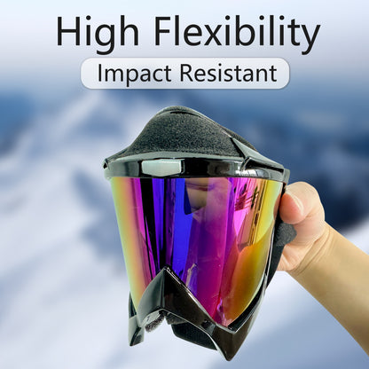 Motorcycle Goggles Fit Over Glasses Dirt Bike Skiing Anti-Fog Shatterproof UV400 - view 5