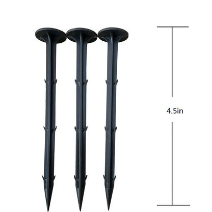 50PC 4.5inch Plastic Lawn Turf Spikes, Groundsheet Fixing Spikes, Outdoor Turf Fixing Spikes, Windproof And Durable - view 4