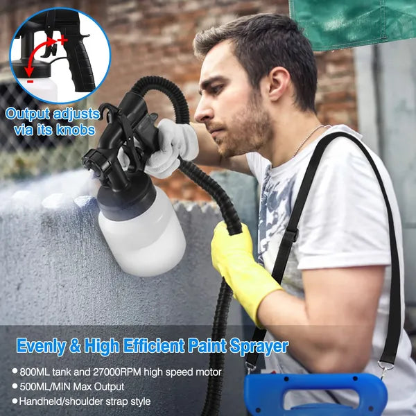 800ML Paint Spray Painter 650W Oil Primer Water Paint Sprayer Machine - view 3