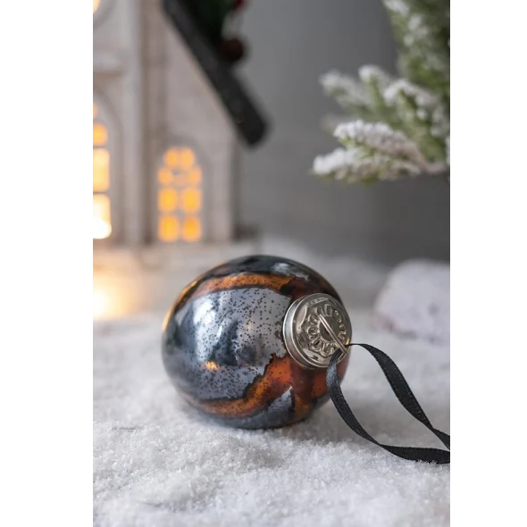 3 X 3 X 4.3 Egg Christmas Ball Ornament, Glass Decorative Hanging Ball Christmas Tree Ornaments For Holiday Party - view 3