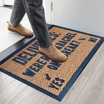Funny Coir Doormat Hello There Welcome Front Porch Decor Doormat For The Entrance Way Outdoor With Heavy-Duty Non Slip - view 6