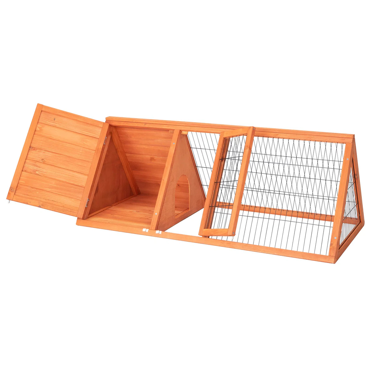 50" Wooden Rabbit Guinea Pig Hutch Wooden Rabbit Guinea Pig House - view 8