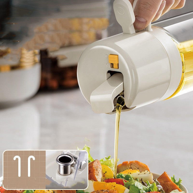 2 In 1 Oil Sprayer Bottle BBQ Cooking Oil Dispenser Olive Oil Pourers Sprayer Kitchen Baking Oil Mister Vinegar Bottle - view 5