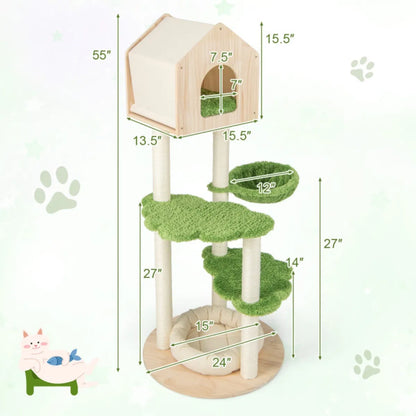 5 story Cat tree, Cat Villa - view 5