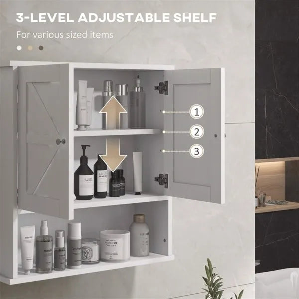 Bathroom Cabinet/Wall Cabinet-White - view 7