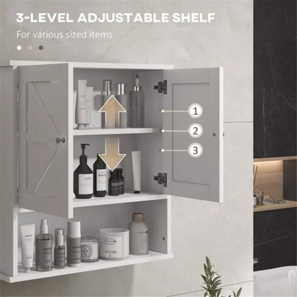 Bathroom Cabinet/Wall Cabinet-White - view 7