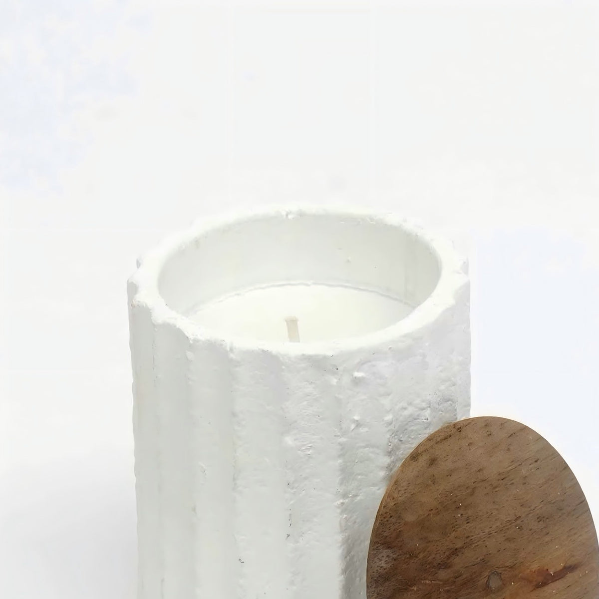 Jar Candle Ecomix Wax Fill With Wooden Lid - Vanilla Lavender, 6oz - view 4