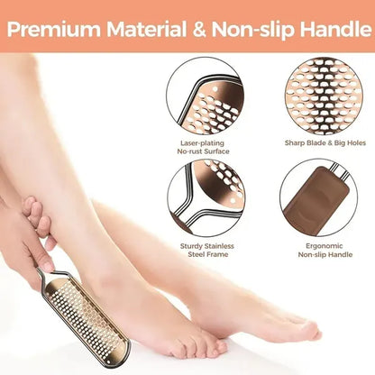 Foot File Foot Scrubber Pedicure - Foot Callus Remover Professional Grater Foot Scraper Corn Callus Remover Wet And Dry - view 2