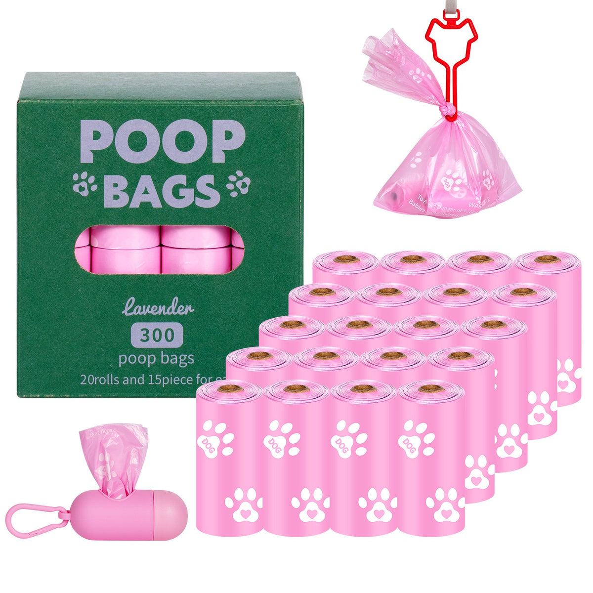 Handle Dog Waste Bag EPI Vest Poop Picking Bags Degradable Cat Litter Bag - view 8