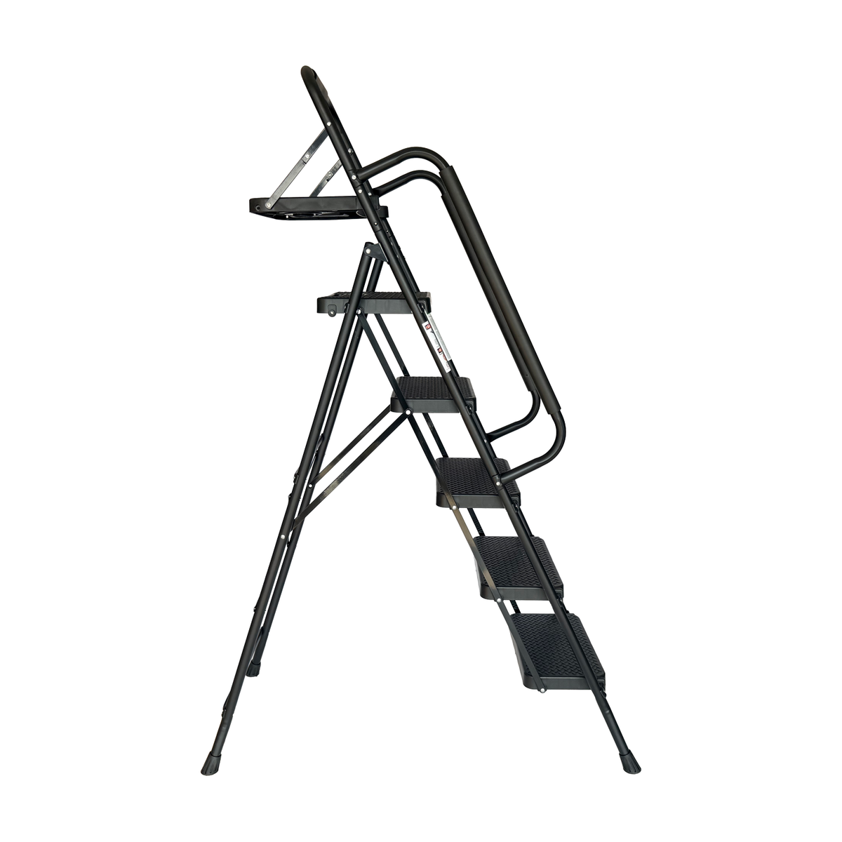 Step Ladder, Folding Step Stool With Wide Anti-Slip Pedal, Sturdy Steel Ladder, Convenient Handrail, Lightweight - view 7
