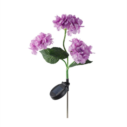Solar Hydrangea Lights Floor Outlet Outdoor Garden Decorative Lights - view 5