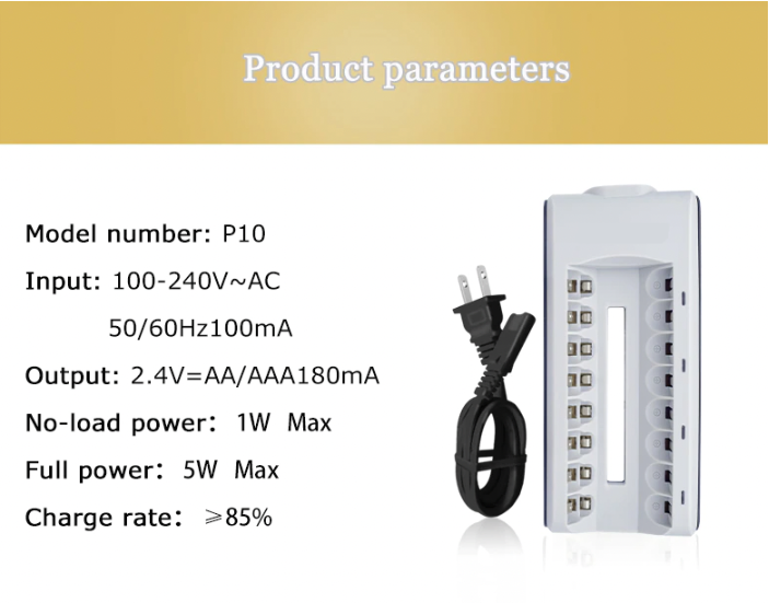 8 Slot Battery Charger For Ni-MH Ni-CD AA AAA Rechargeable Batteries Fast Charge - view 6
