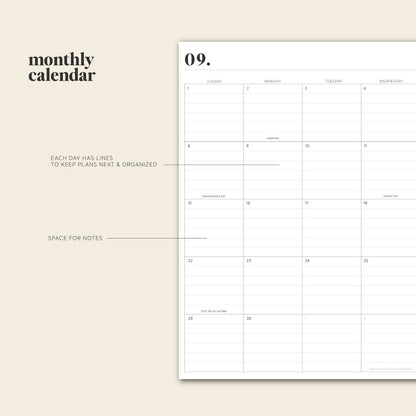 24to25 Daily Planner Annual Planning Notebook - view 2